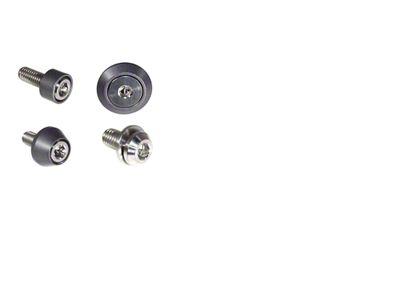 ZSPEC Design Interior Dress Up Bolts Fastener Kit; Titanium and Billet; Silver/Gunmetal (21-25 Bronco)