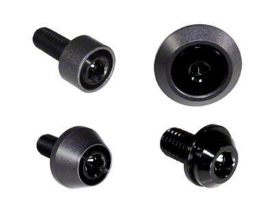 ZSPEC Design Stage 3 Dress Up Bolts Fastener Kit; Titanium and Billet; Black/Gunmetal (21-25 2.7L EcoBoost Bronco)
