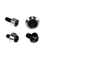 ZSPEC Design Stage 3 Dress Up Bolts Fastener Kit; Titanium and Billet; Black/Silver (21-25 2.7L EcoBoost Bronco)
