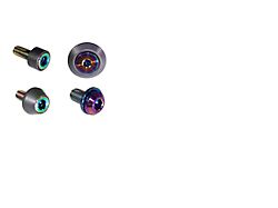 ZSPEC Design Stage 3 Dress Up Bolts Fastener Kit; Titanium and Billet; Burned/Gunmetal (21-26 2.7L EcoBoost Bronco)
