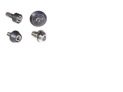 ZSPEC Design Stage 3 Dress Up Bolts Fastener Kit; Titanium and Billet; Silver/Gunmetal (21-25 2.7L EcoBoost Bronco)
