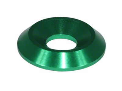 ZSPEC Design Stage 3 Dress Up Bolts Fastener Kit; Stainless and Billet; Green (21-25 2.7L EcoBoost Bronco)