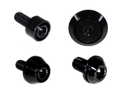 ZSPEC Design Stage 3 Dress Up Bolts Fastener Kit; Titanium and Billet; Black/Black (21-25 2.7L EcoBoost Bronco)