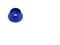ZSPEC Design Bed Rope Hooks Fastener Kit; Stainless and Billet; Dark Blue (05-25 Frontier)