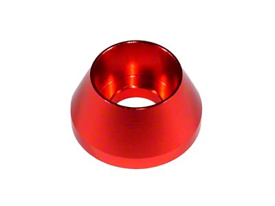 ZSPEC Design Bed Rope Hooks Fastener Kit; Stainless and Billet; Gloss Red (05-25 Frontier)
