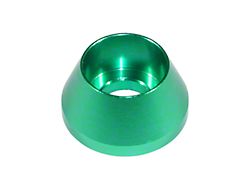 ZSPEC Design Bed Rope Hooks Fastener Kit; Stainless and Billet; Green (05-26 Frontier)