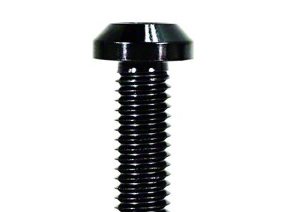ZSPEC Design Bed Rope Hooks Fastener Kit; Titanium; Black (05-25 Frontier)