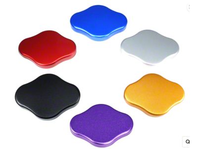 ZSPEC Design Radiator Cap Cover; Billet; Blue (05-25 Frontier)