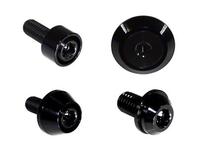ZSPEC Design Stage 2 Dress Up Bolts Fastener Kit; Titanium and Billet; Black/Black (22-25 Frontier)