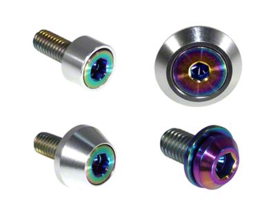 ZSPEC Design Stage 2 Dress Up Bolts Fastener Kit; Titanium and Billet; Burned/Silver (22-25 Frontier)