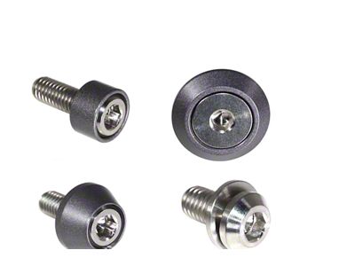 ZSPEC Design Stage 2 Dress Up Bolts Fastener Kit; Titanium and Billet; Silver/Gunmetal (22-25 Frontier)