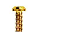 ZSPEC Design Utili-Track Fastener and Washer; Titanium; Gold (05-26 Frontier)