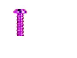 ZSPEC Design Utili-Track Fastener and Washer; Titanium; Purple (05-26 Frontier)