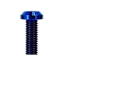 ZSPEC Design Utili-Track Sides and Rear Fastener Kit; Titanium; Blue (05-25 Frontier)