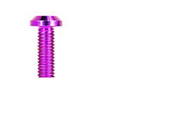 ZSPEC Design Utili-Track Sides and Rear Fastener Kit; Titanium; Purple (05-25 Frontier)