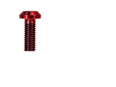 ZSPEC Design Utili-Track Sides and Rear Fastener Kit; Titanium; Red (05-25 Frontier)