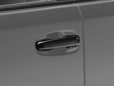 Toyota 4-Runner Chrome Delete Door Handle Covers; Gloss Black (10-24