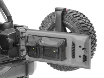 Bestop RoughRider Tailgate Organizer; Black Diamond (87-18 Jeep Wrangler YJ, TJ & JK)