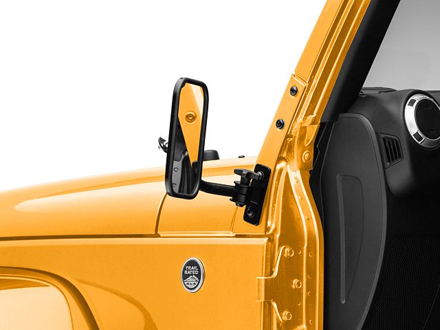 Rugged Ridge Jeep Wrangler Quick Release Rectangular Mirror Rugged Ridge Jeep Wrangler Quick Release Rectangular Mirror