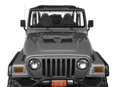 Jeep Wrangler Grill Black Cowl Vent Hood Scoop For Jeep Wrangler