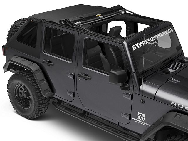 Bestop Jeep Wrangler Trektop NX Soft Top; Black Diamond Bestop Jeep Wrangler Trektop NX Soft Top; Black Diamond