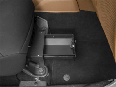 きりん　　Jeepチェロキーxj(7MX)ラゲッジサイドボックス RedRock Jeep Wrangler Under Seat Storage Lock Box; Passenger
