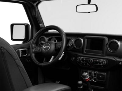 FS Black On Black Billet Steering Wheel – 14” Fits Jeep Wrangler YJ, CJ, Cherokee 1976-1995