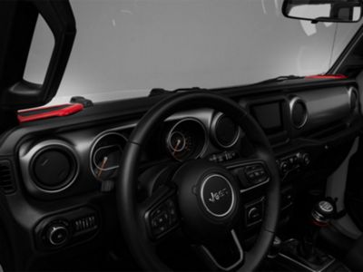 RedRock Door Speaker Trim; Red (18-24 Jeep Wrangler JL)