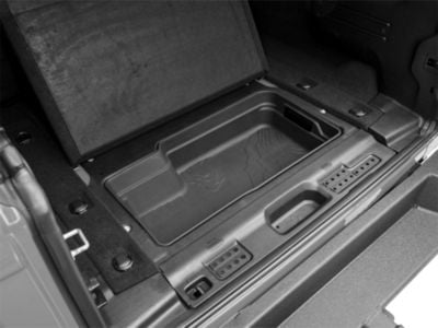 RedRock Rear Seat Storage Box (18-24 Jeep Wrangler JL, Excluding 4xe) 