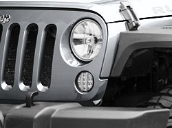 Raxiom Axial Series LED Front Turn Signals; Clear (07-18 Jeep Wrangler JK)