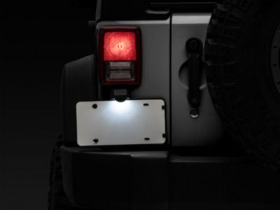 Raxiom Axial Series LED License Plate Conversion (07-18 Jeep Wrangler JK)