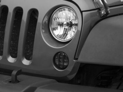 Raxiom Axial Series LED Front Turn Signals; Smoked (07-18 Jeep Wrangler JK)