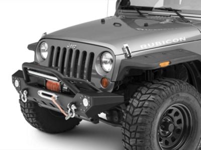 Barricade Adventure HD Front Bumper with LED Fog Lights and 20-Inch LED Light Bar (07-18 Jeep Wrangler JK)