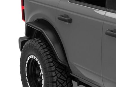 Barricade HD Tubular Fender Flares; Rear (21-26 Bronco 4-Door, Excluding Everglades, Heritage & Raptor)