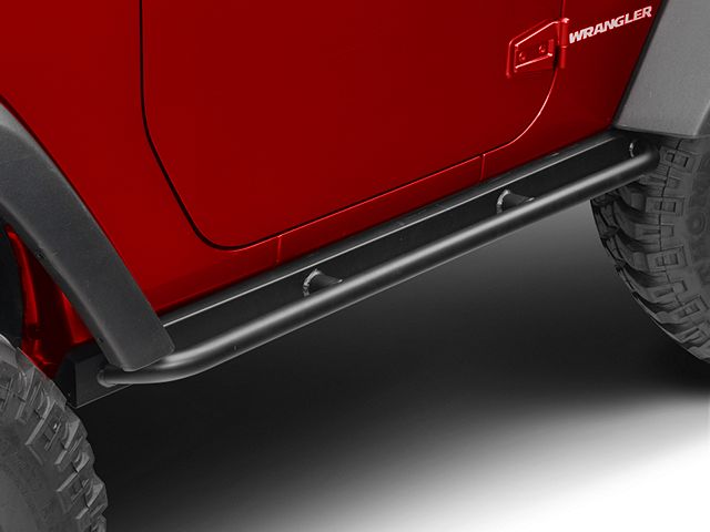 Barricade Jeep Wrangler Enhanced Rubi Rails; Textured Black J100746 (07 ...