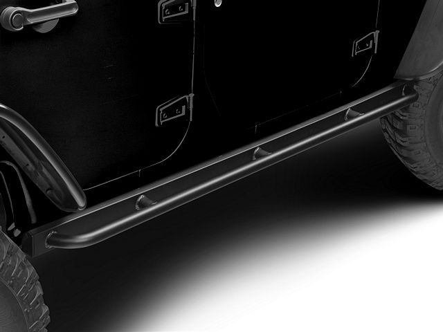 Barricade Jeep Wrangler Enhanced Rubi Rails; Textured Black J100747 (07 ...