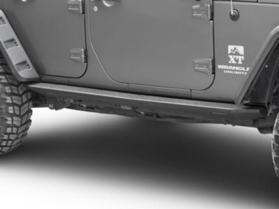 Barricade Jeep Wrangler HD Rock Sliders with LED Rock Lights