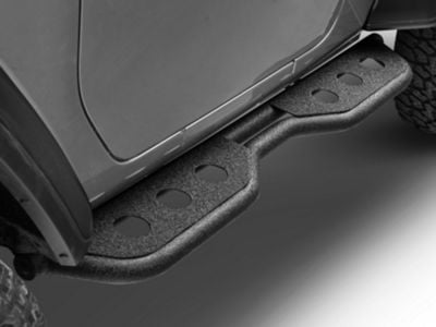 Barricade Jeep Wrangler HD Rocker Steps; Textured Black J130272-JL (18 ...
