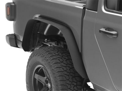 Barricade HD Flat Fender Flares; Rear (20-24 Jeep Gladiator JT)
