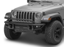 Barricade HD4 Tubular Style Front Bumper with LED Fog Lights (20-25 Jeep Gladiator JT)