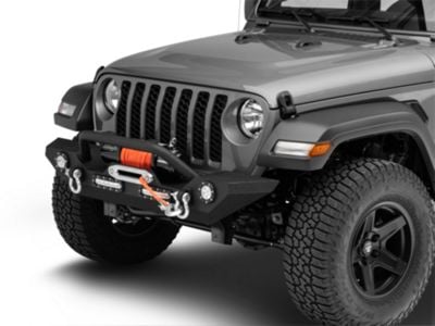 Barricade Trail Force HD Front Bumper with LED Lights (20-24 Jeep Gladiator JT)