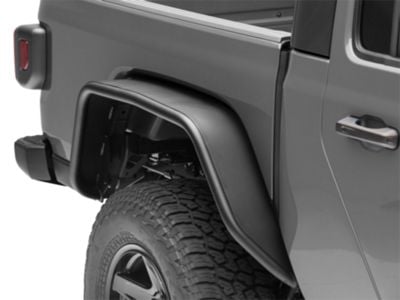 Barricade Tubular Fender Flares; Rear (20-24 Jeep Gladiator JT)