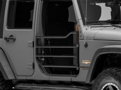 Barricade Tubular Adventure Doors; Front (07-18 Jeep Wrangler JK)