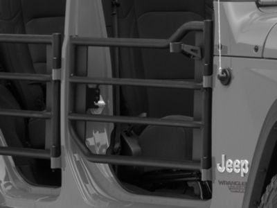 Barricade Tubular Adventure Doors; Front (18-24 Jeep Wrangler JL)