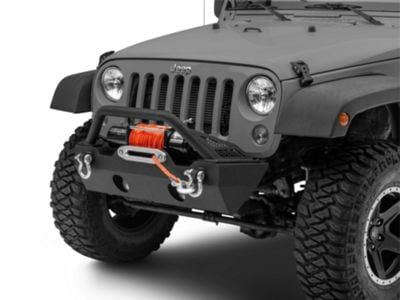 Barricade Battalion Stubby Front Bumper (07-18 Jeep Wrangler JK)