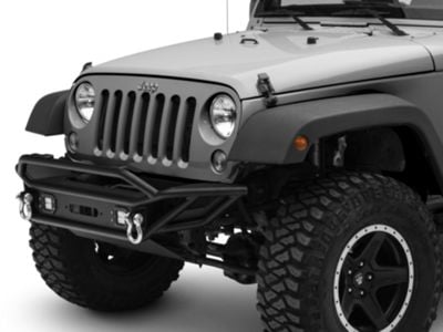 Barricade Trail Runner Front Bumper with LED Fog Lights (07-18 Jeep Wrangler JK)