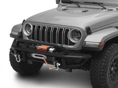 Barricade Winch Tray for HD4 Tubular Style Front Bumper Only (07-26 Jeep Wrangler JK & JL)