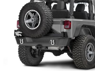 Barricade Extreme HD Rear Tire Carrier for Barricade Extreme HD Bumper Only (07-18 Jeep Wrangler JK)