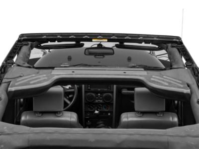 Bestop Factory Style Windshield Header Assembly (07-18 Jeep Wrangler JK)