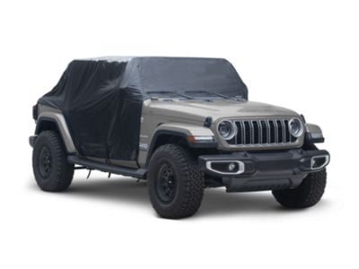Bestop Jeep Wrangler All Weather Trail Cover; Black 81043-01